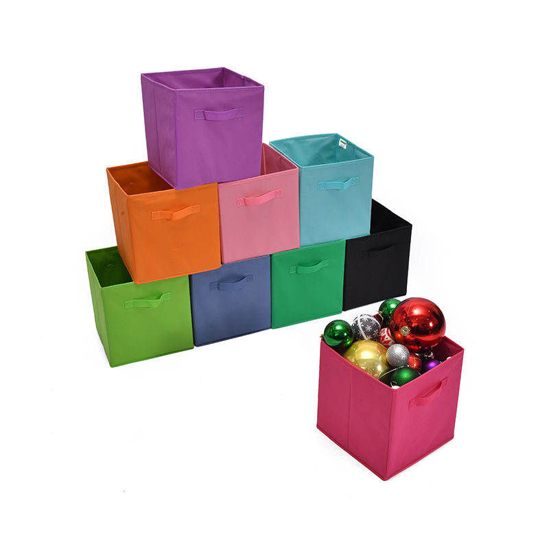 Oxford Nonwoven Collapsible Cube Storage Box